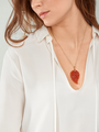 Tamara Comolli Leaf Onyx M Pendant