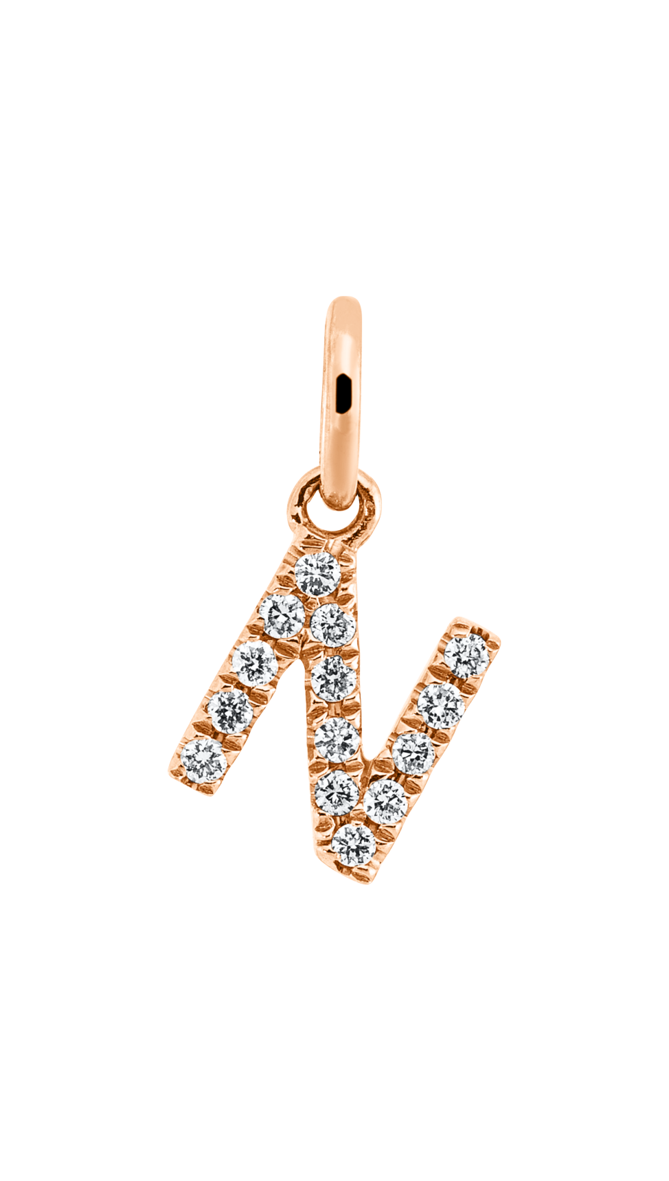 Brogle Classic Buchstabenanhänger N mit Diamanten