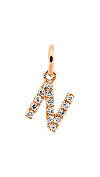 Brogle Classic Buchstabenanhänger N mit Diamanten