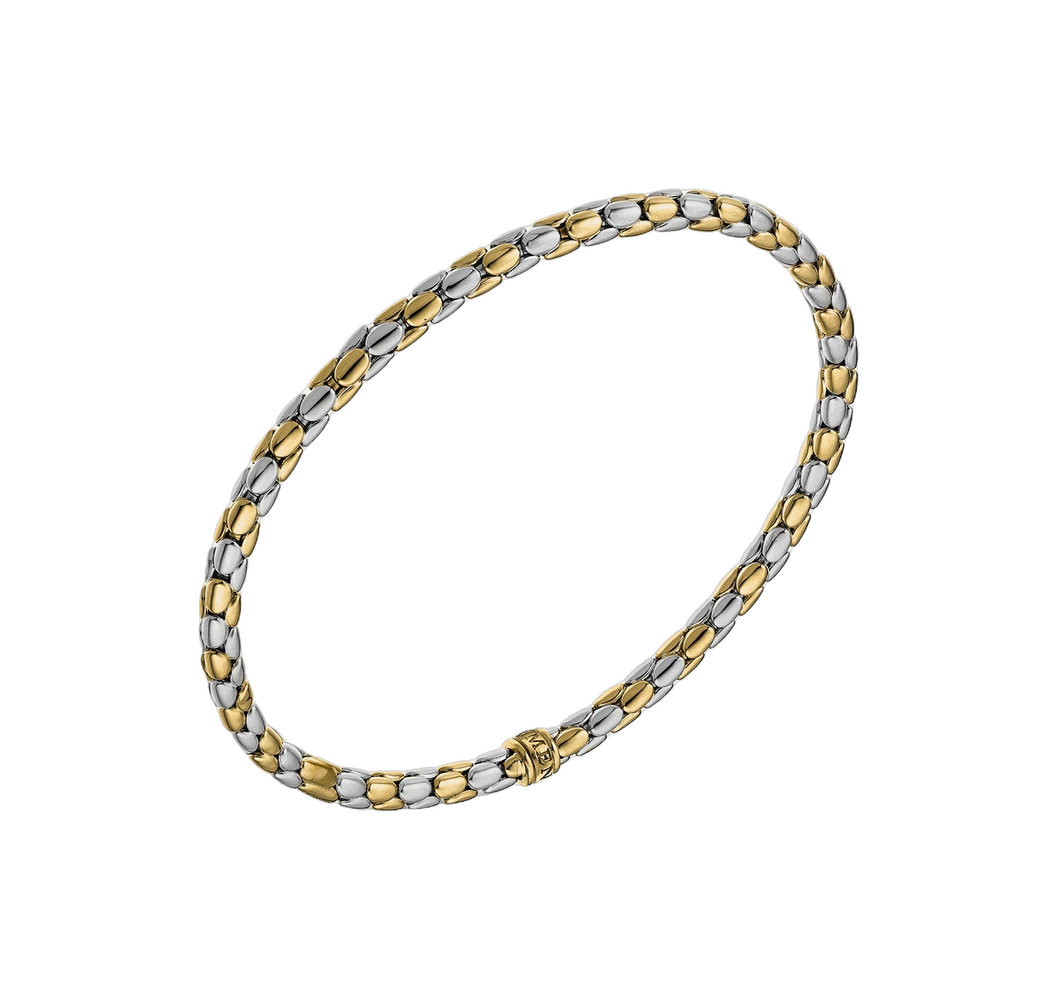 750 white and yellow gold