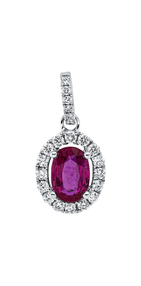 Brogle Selection ruby pendant