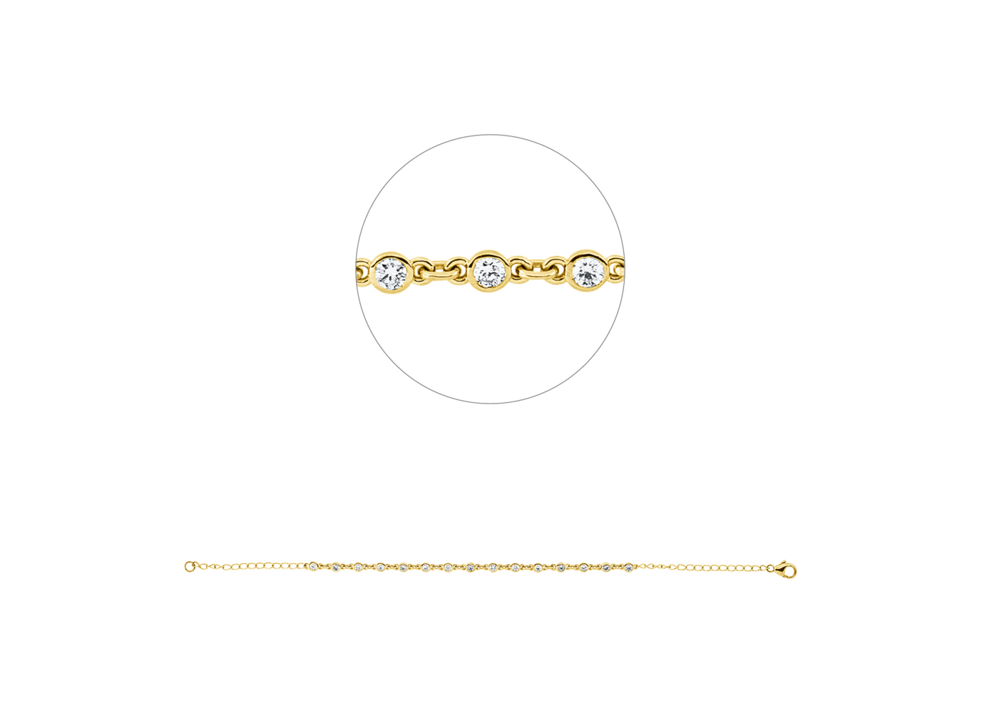 Brogle Classic Diamantarmband