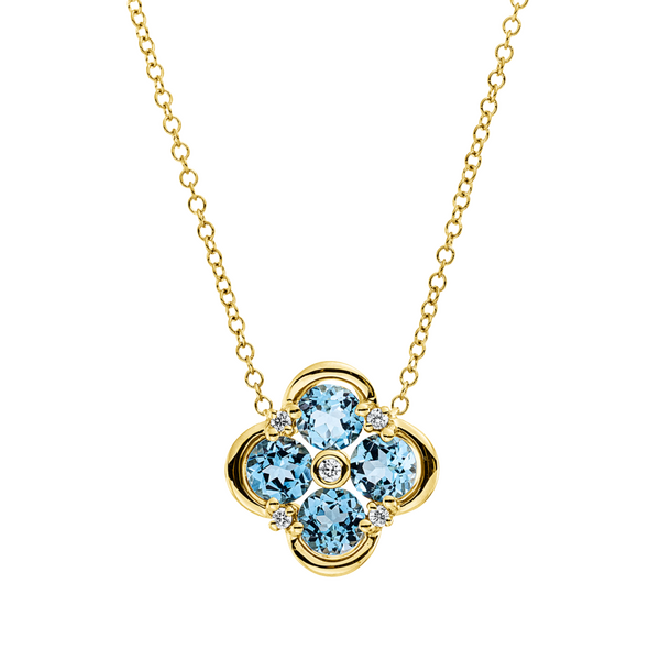 Brogle Classic Kette mit Topasanhänger