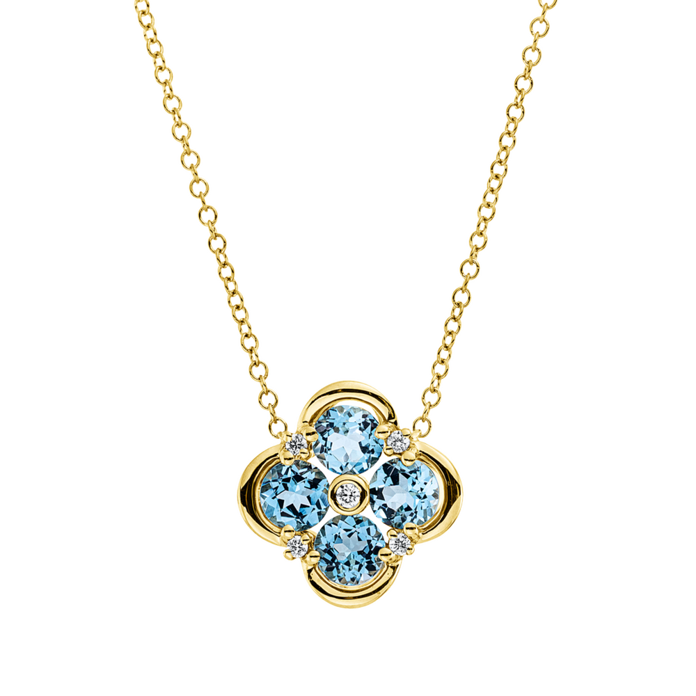 Brogle Classic Kette mit Topasanhänger Brogle Classic Kette mit Topasanhänger