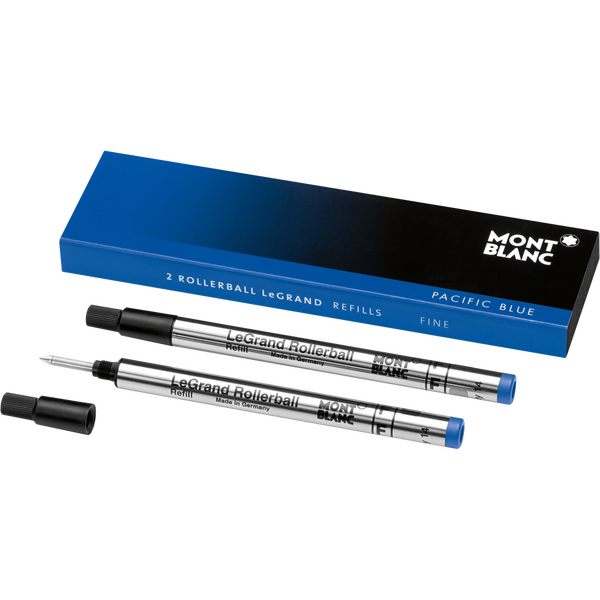 Montblanc 2 LeGrand rollerball refills (F) Pacific Blue Montblanc 2 LeGrand rollerball refills (F) Pacific Blue