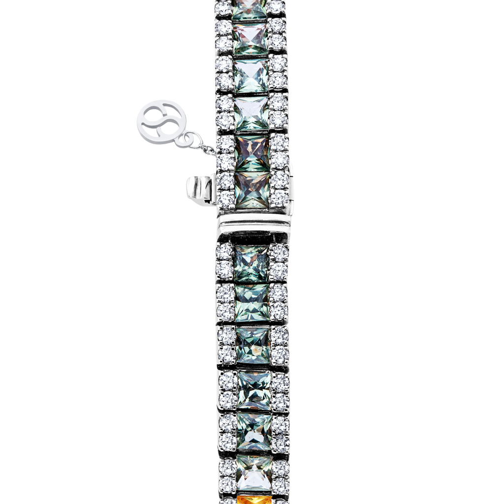 Brogle Selection sapphire bracelet Rainbow Brogle Selection sapphire bracelet Rainbow