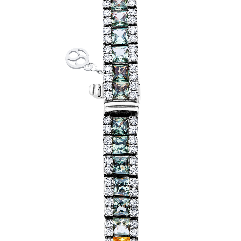 Brogle Selection sapphire bracelet Rainbow Brogle Selection sapphire bracelet Rainbow