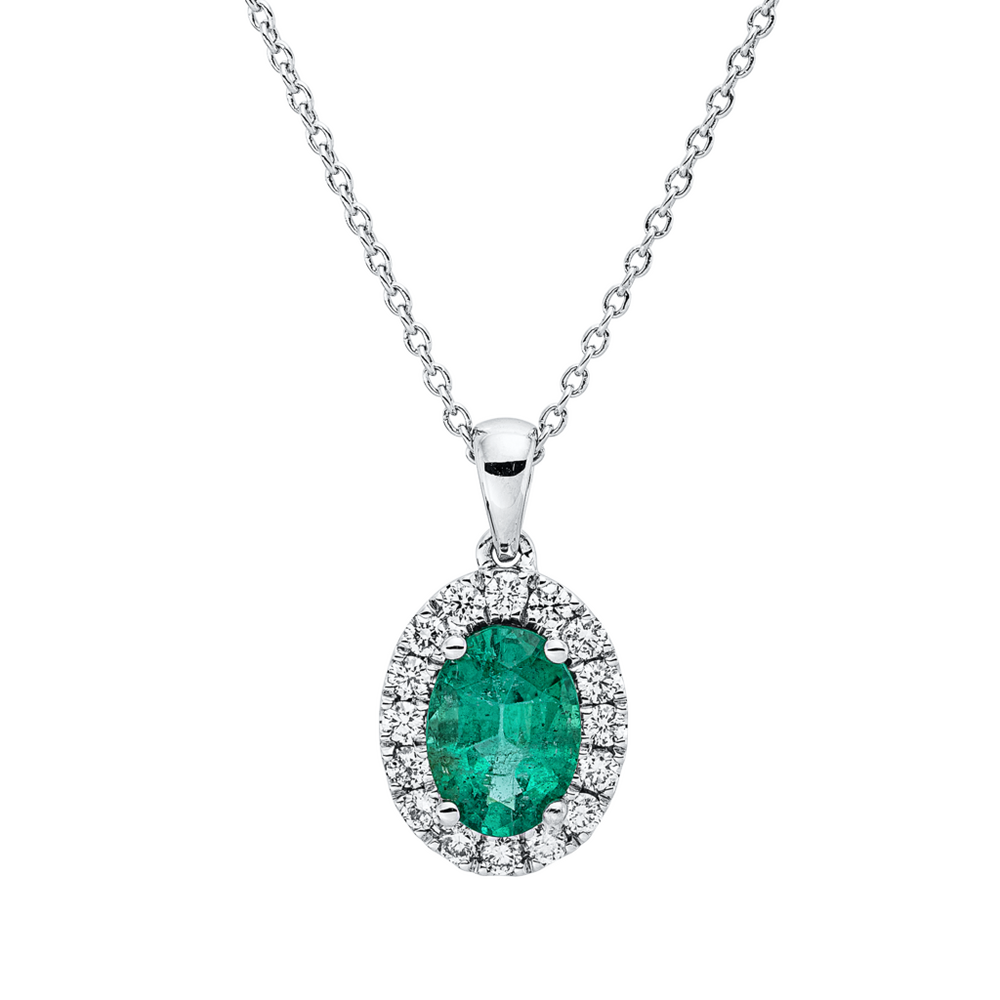 Brogle Classic Kette mit Smaragdanhänger Brogle Classic Kette mit Smaragdanhänger