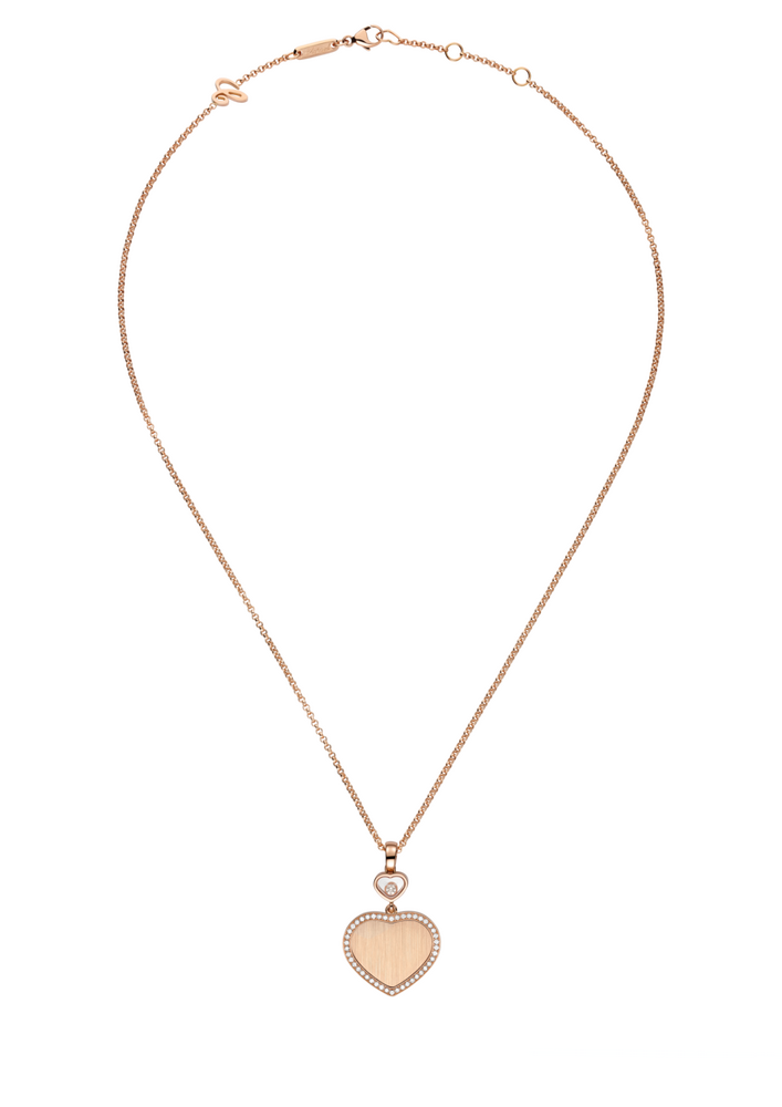 Chopard Happy Hearts Golden Hearts Necklace with Pendant