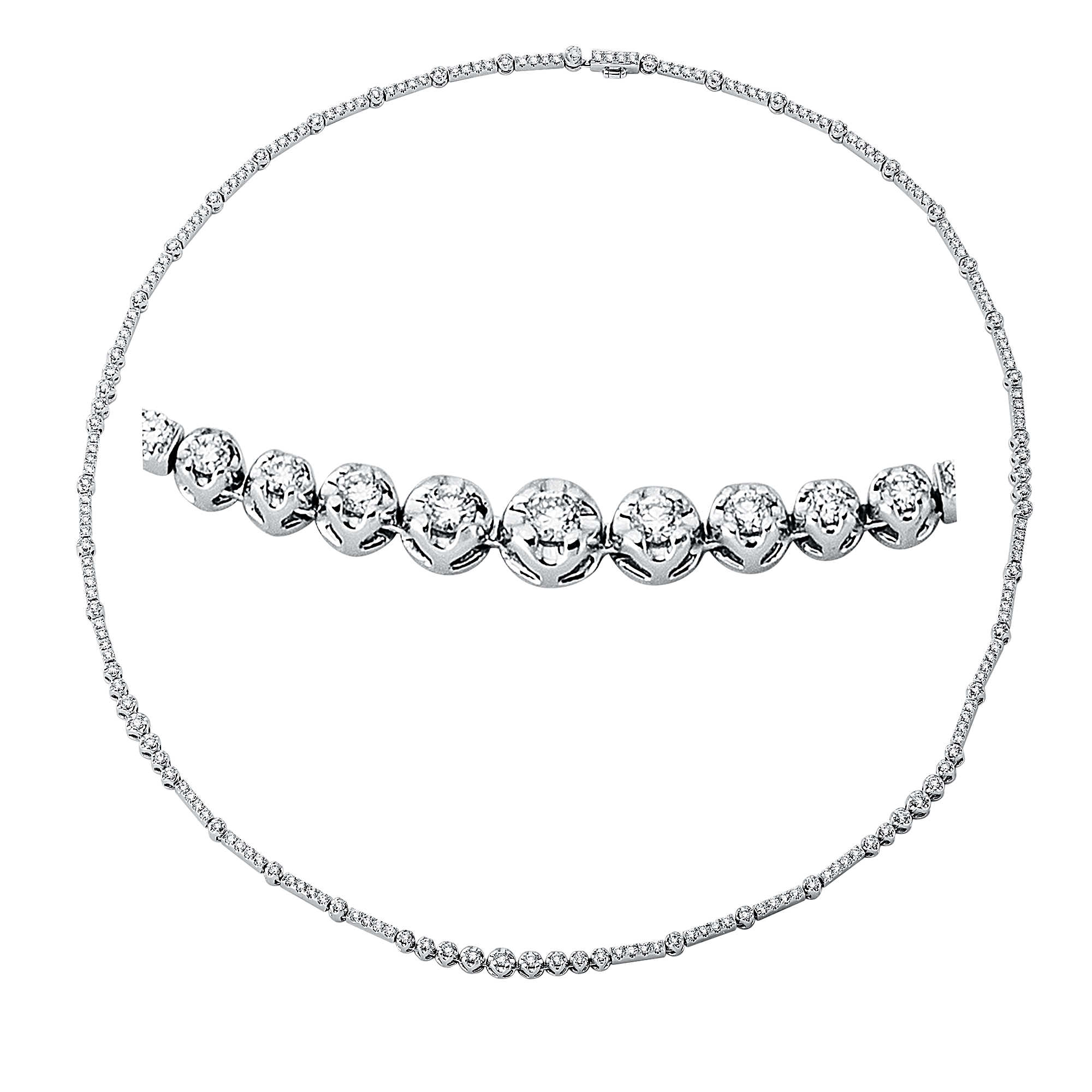 Brogle Classic tennis necklace Brogle Classic tennis necklace