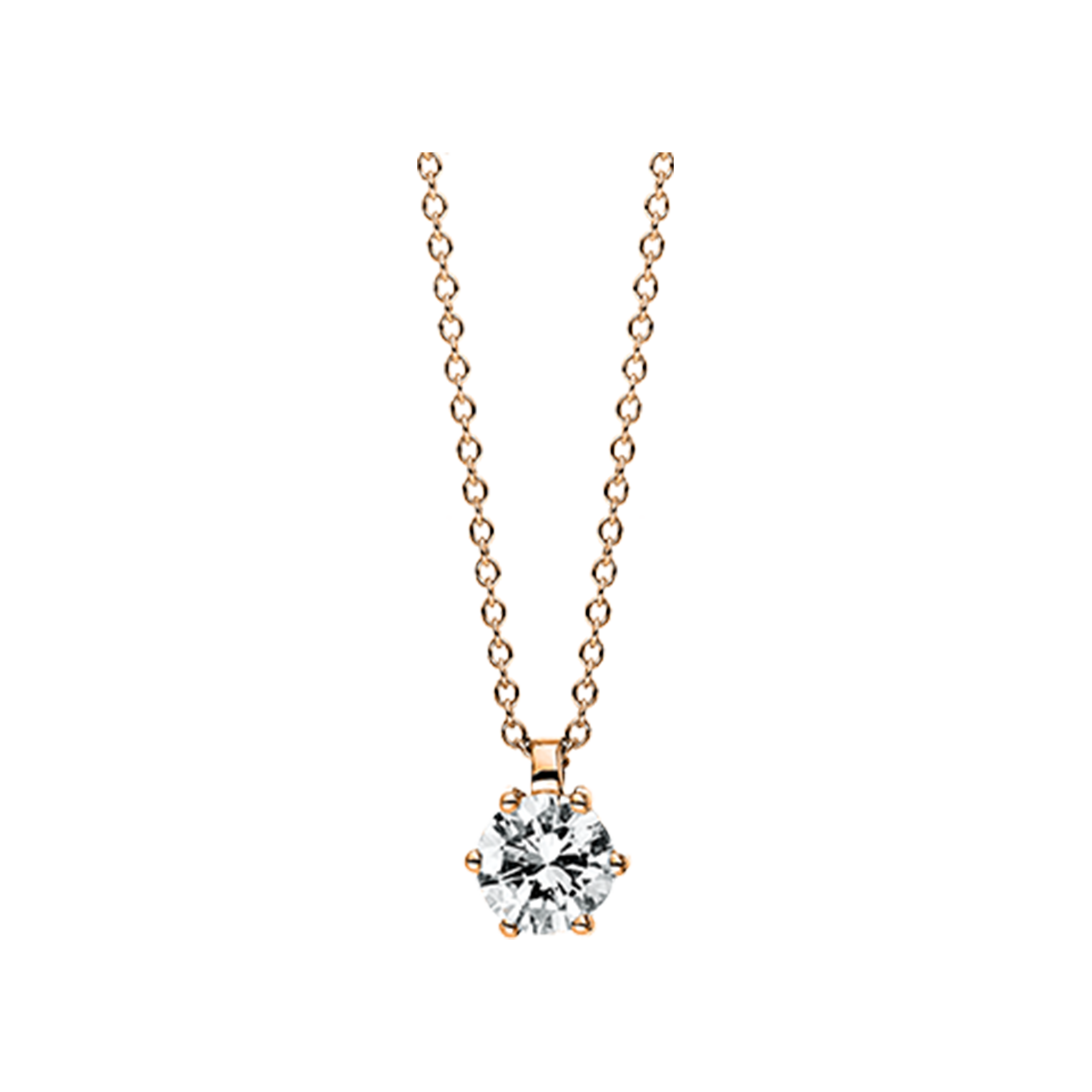 Brogle solitaire necklace Marie from 0.7 carat Brogle solitaire necklace Marie from 0.7 carat