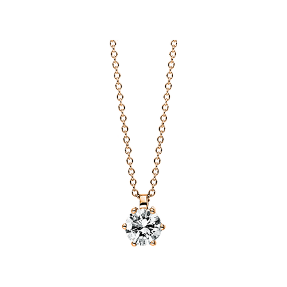 Brogle Selection necklace with pendant Marie from 0.7 carat Brogle Selection necklace with pendant Marie from 0.7 carat