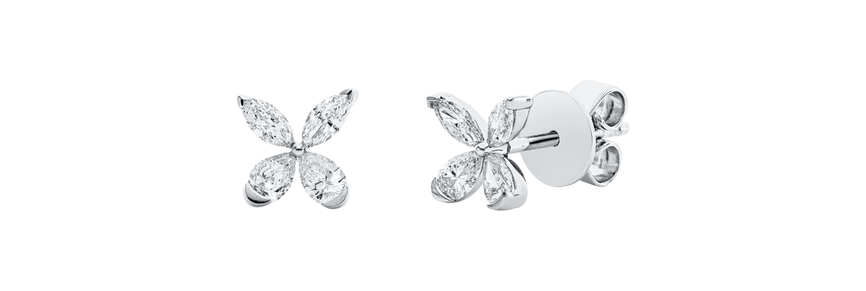 Brogle Classic diamond stud earrings