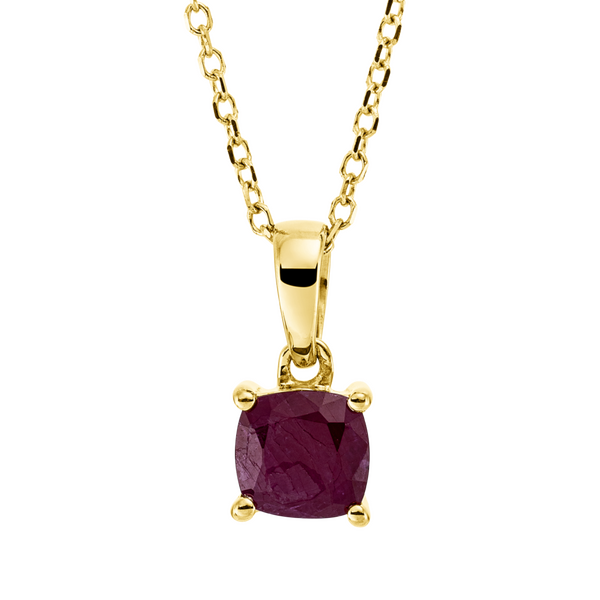 Brogle Classic Kette mit Rubinanhänger Brogle Classic Kette mit Rubinanhänger