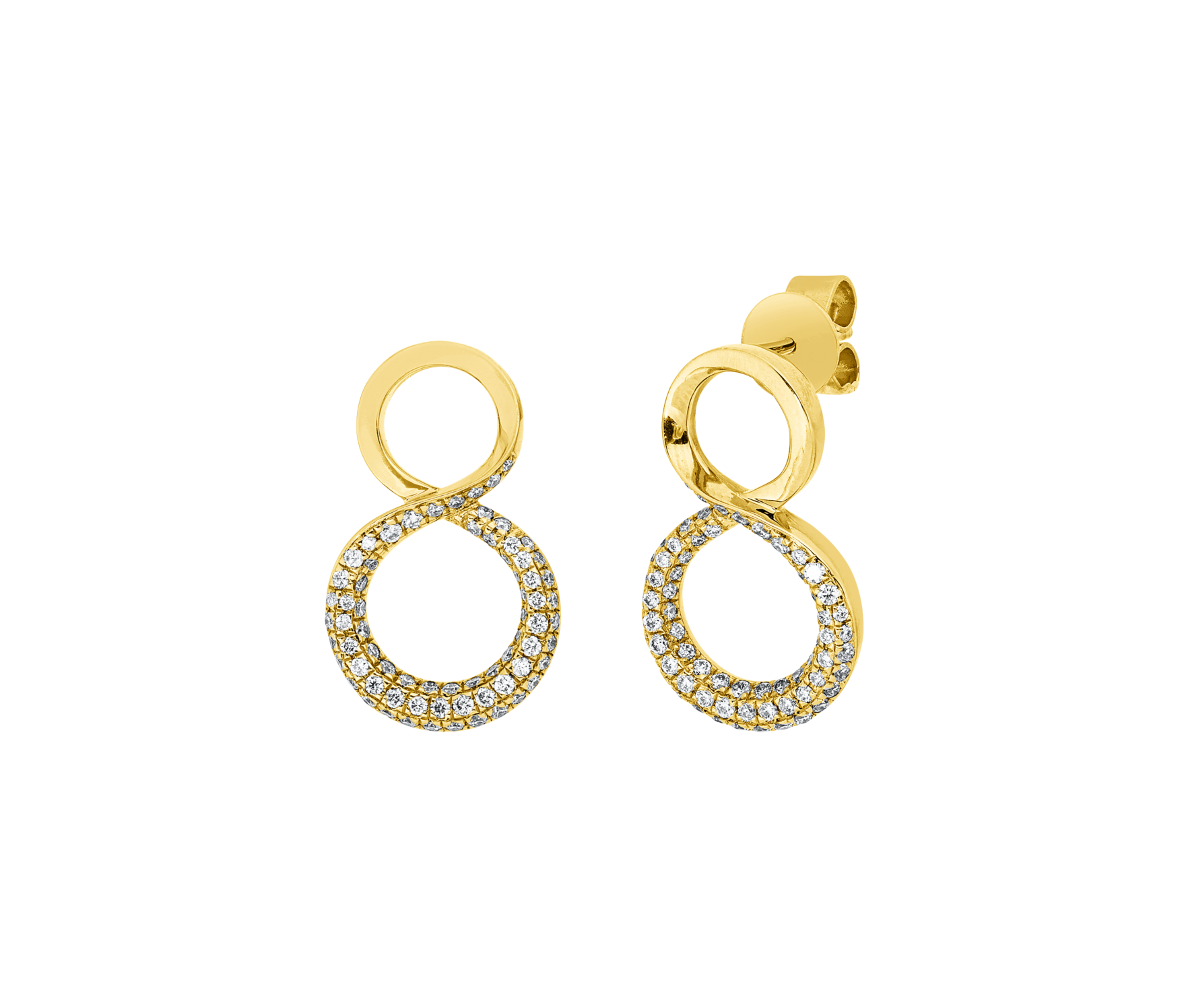 Brogle Classic diamond stud earrings