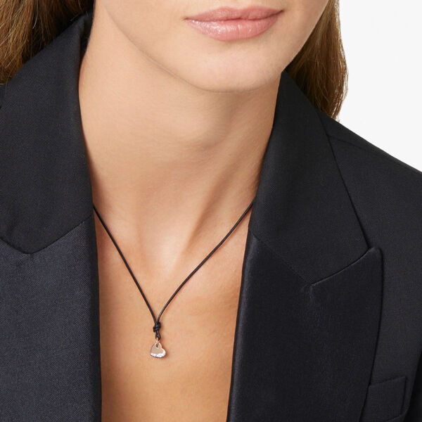 176231 DMB8032 HEARS DB09R 100 Dodo precious heart charm 9k rose gold white diamonds f64b0285b1d0705b8