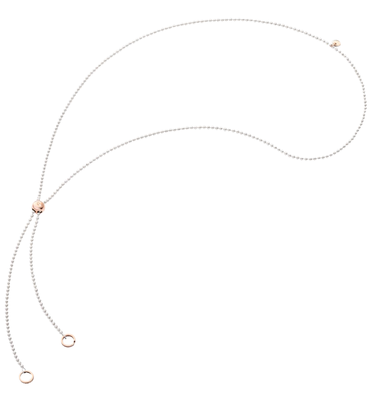 Dodo Bollicine with sliding nugget necklace
