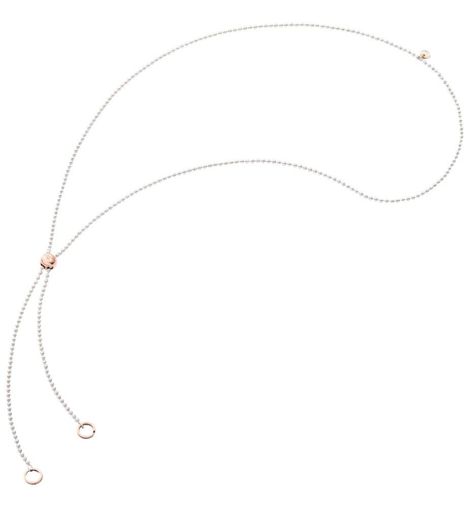 Dodo Bollicine with sliding nugget necklace Dodo Bollicine with sliding nugget necklace