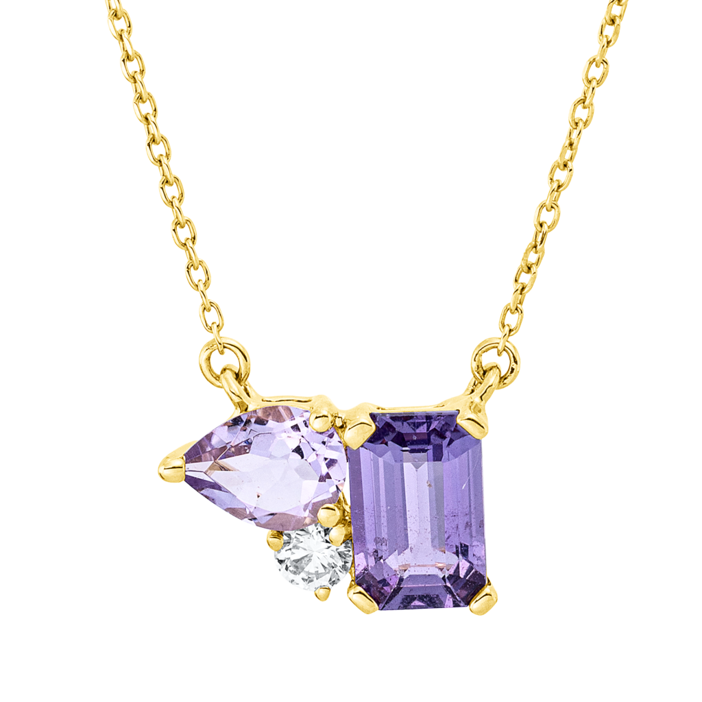Brogle Classic necklace with amethyst pendant
