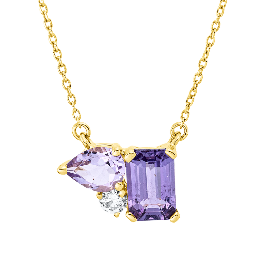 Brogle Classic necklace with amethyst pendant