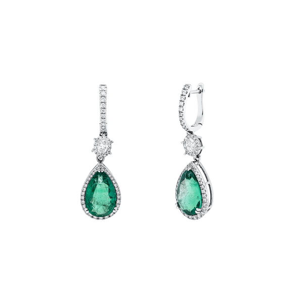 Brogle Selection emerald earrings Brogle Selection emerald earrings