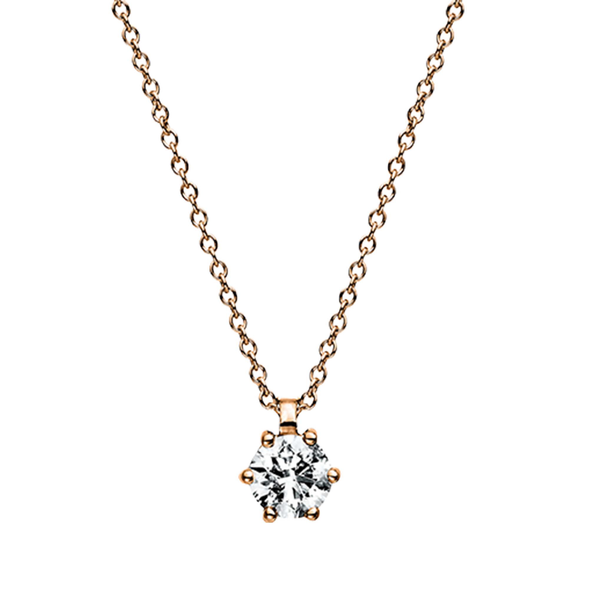 Brogle solitaire necklace Marie up to 0.5 carat Brogle solitaire necklace Marie up to 0.5 carat