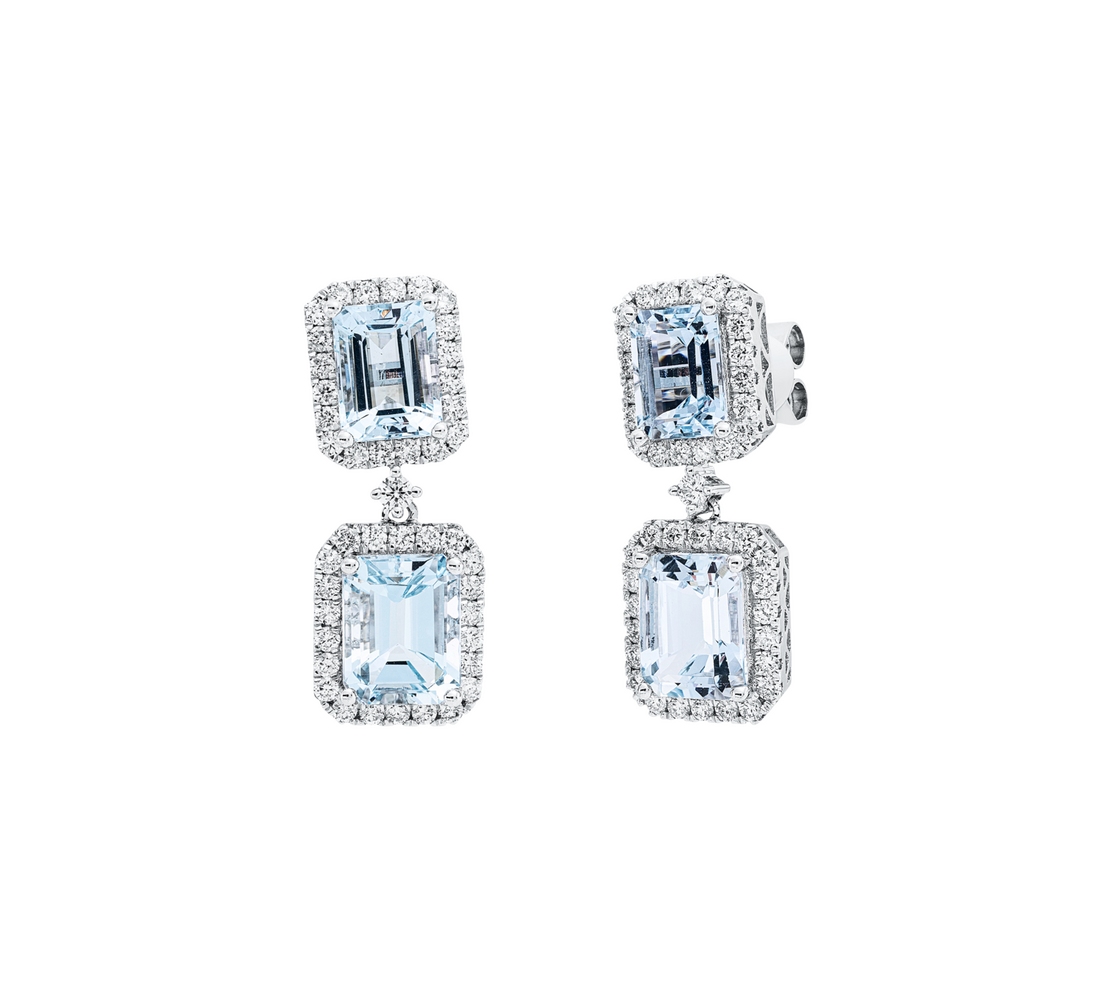 Brogle Selection Aquamarinohrhänger