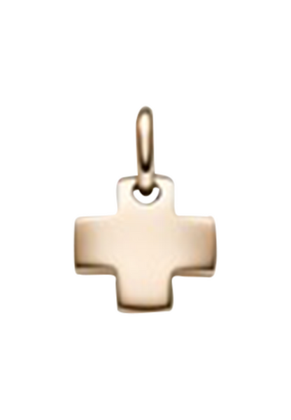 Brogle Classic cross pendant in gold Brogle Classic cross pendant in gold