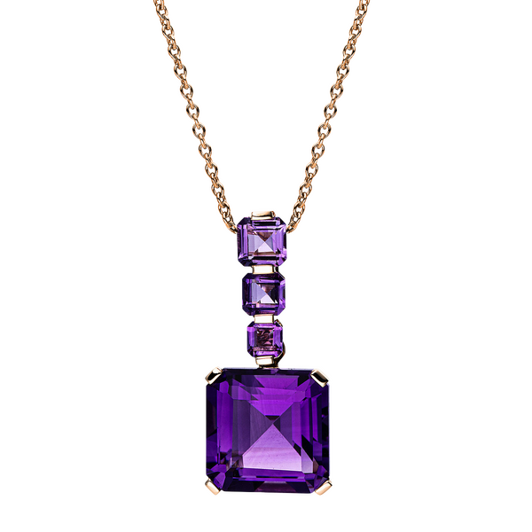 Brogle Classic Kette mit Amethystanhänger Brogle Classic Kette mit Amethystanhänger