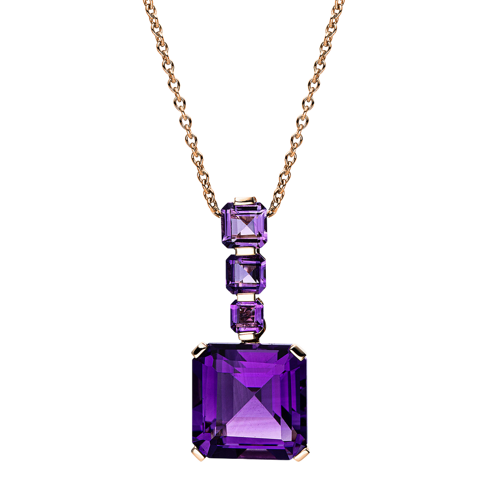 Brogle Classic Kette mit Amethystanhänger Brogle Classic Kette mit Amethystanhänger