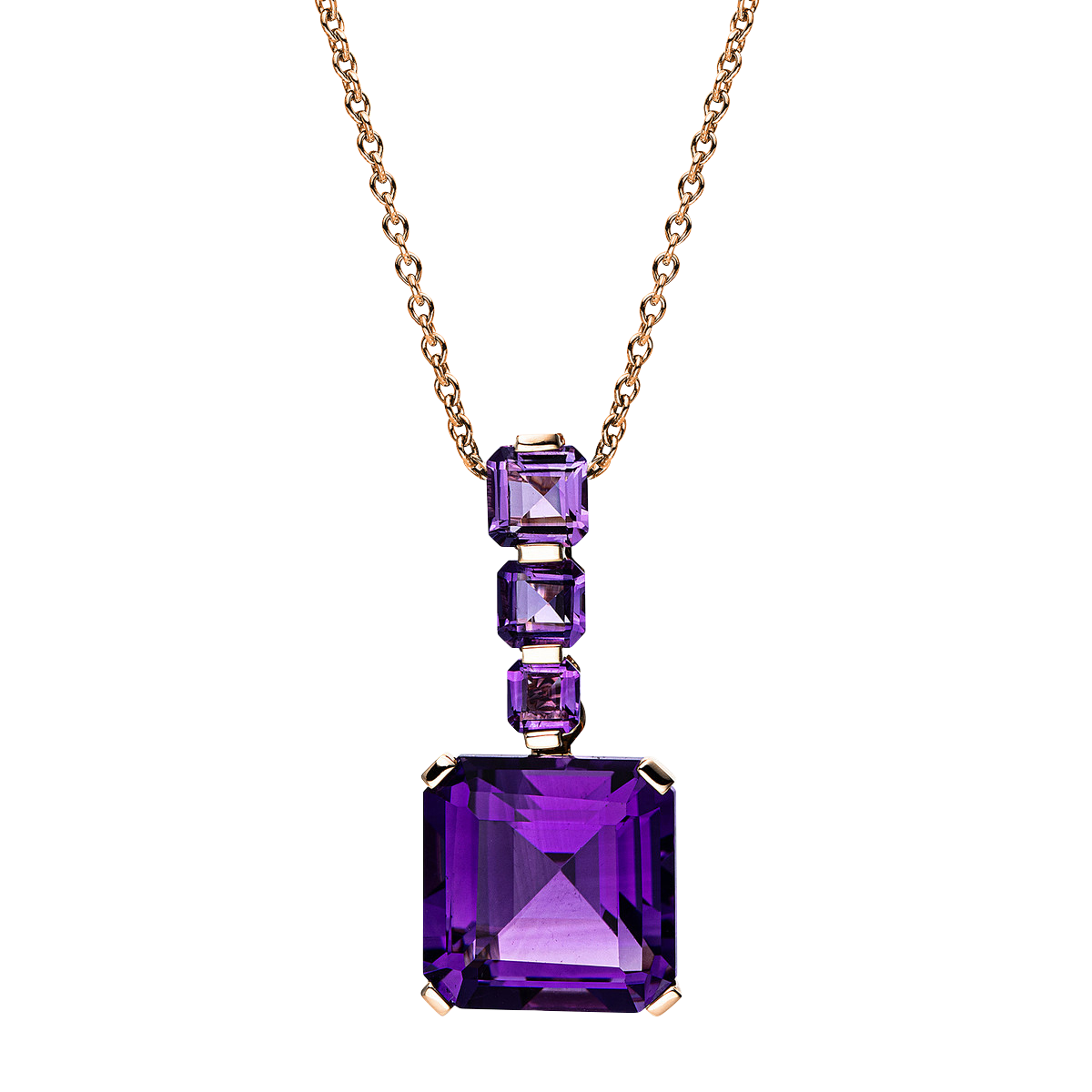 Brogle Classic Kette mit Amethystanhänger Brogle Classic Kette mit Amethystanhänger