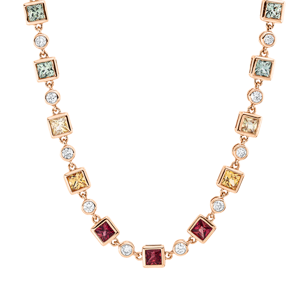 Brogle Selection sapphire necklace Rainbow