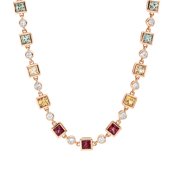 Brogle Selection sapphire necklace Rainbow