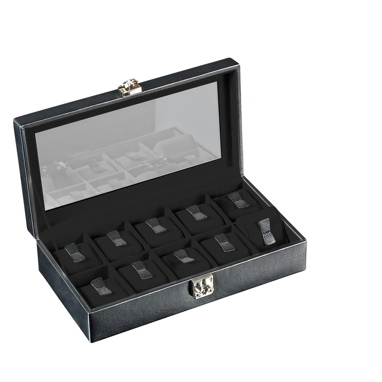 Designhütte watch box with viewing window Solid 10 Designhütte watch box with viewing window Solid 10