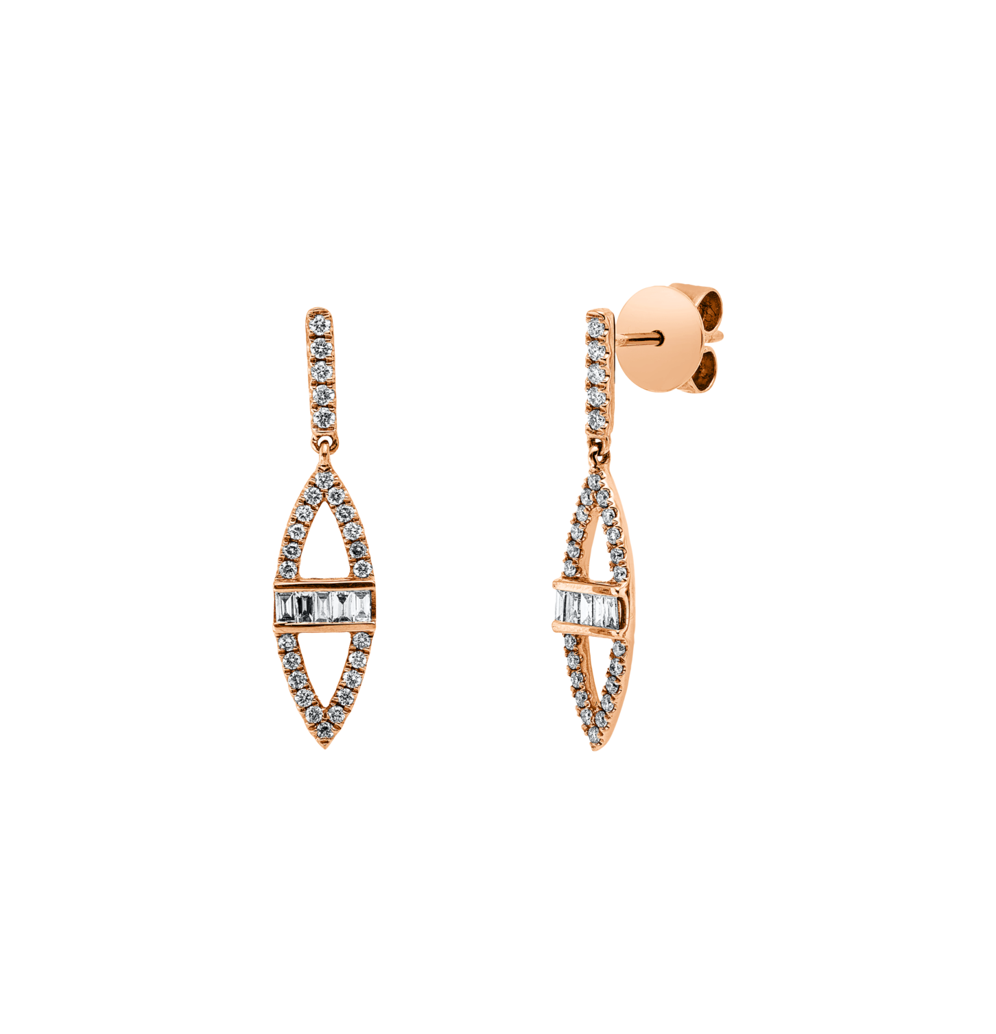 Brogle Classic diamond earrings Brogle Classic diamond earrings