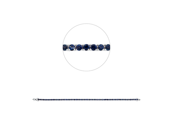 Brogle Selection Saphirarmband