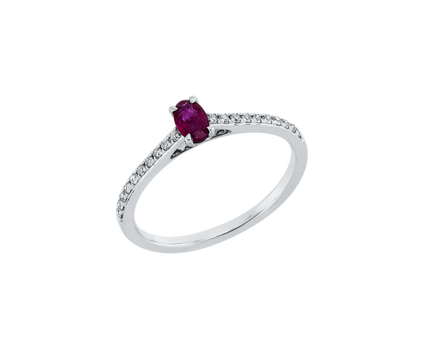 Brogle Classic ruby ring