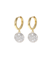 Bronzallure Golden hoop earrings