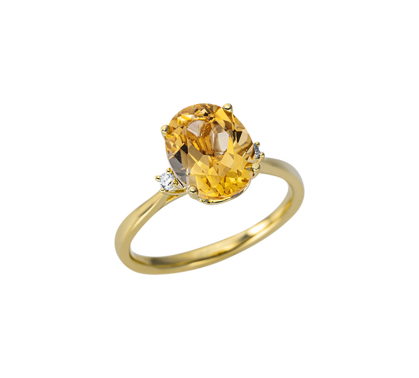 Brogle Classic citrine ring Brogle Classic citrine ring