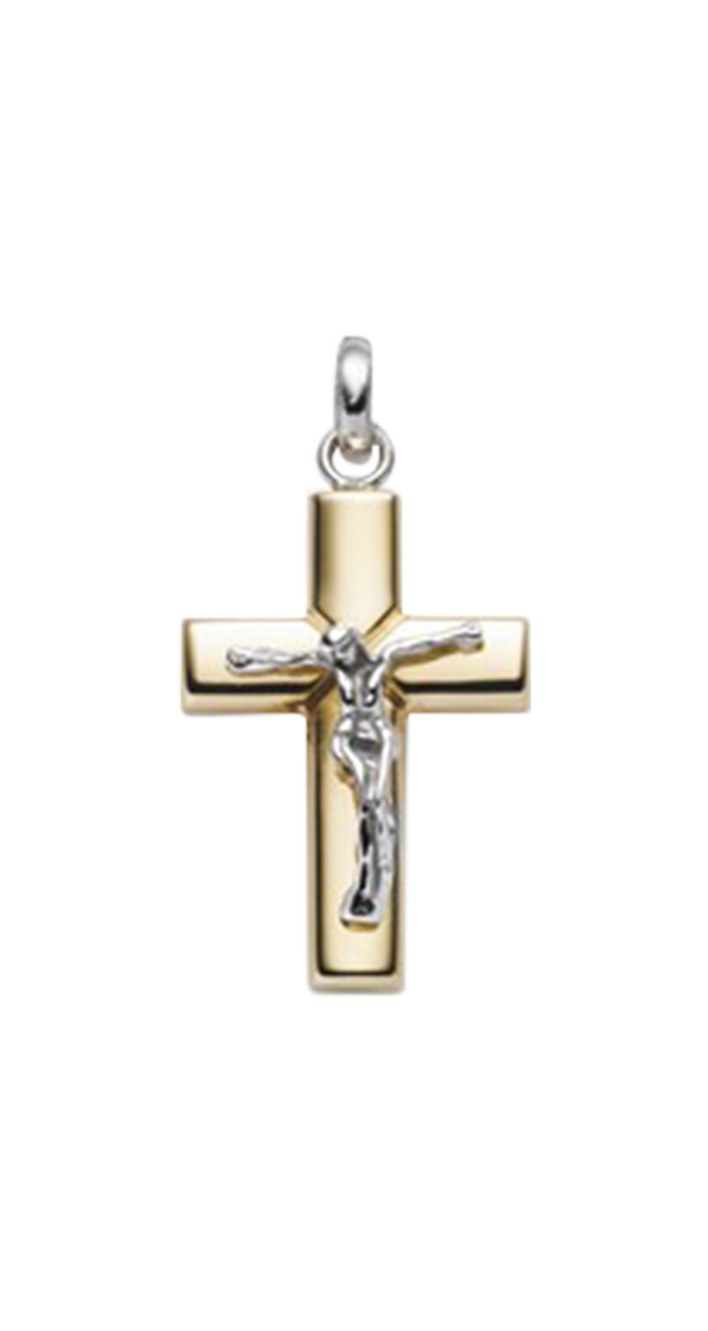 Brogle Classic Bicolor Kreuzanhänger aus Gold Brogle Classic Bicolor Kreuzanhänger aus Gold