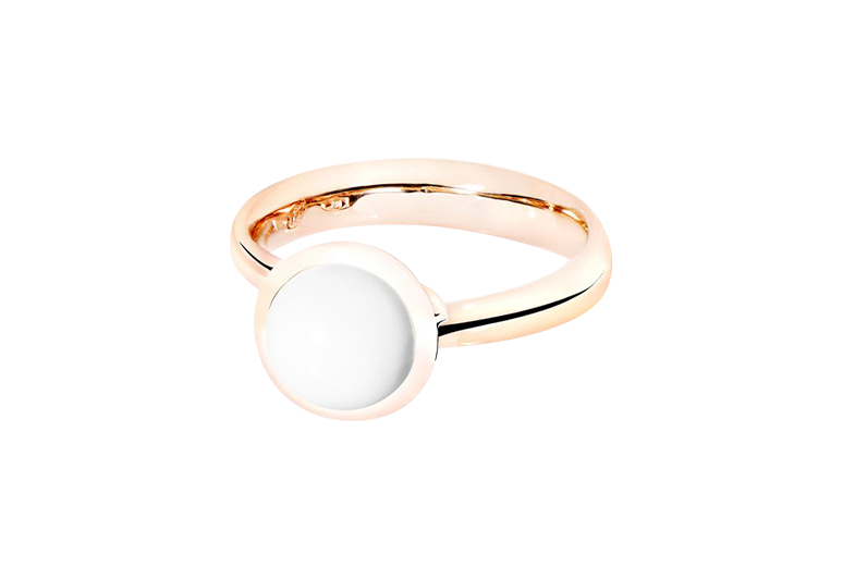 Tamara Comolli Bouton Cacholong S Ring