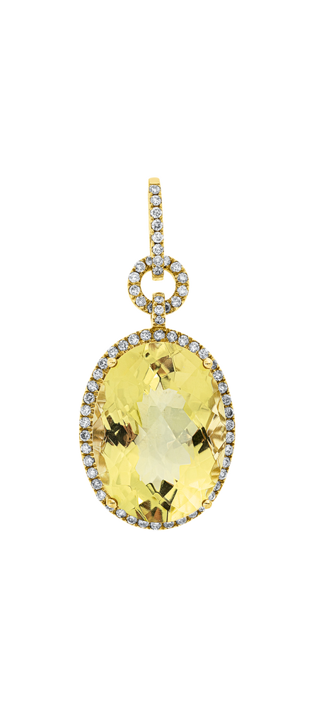 Brogle Classic Lemonquarzanhänger