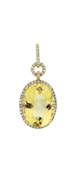 Brogle Classic Lemonquarzanhänger