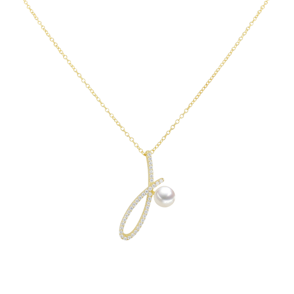 Brogle Classic necklace with freshwater pearl Brogle Classic necklace with freshwater pearl