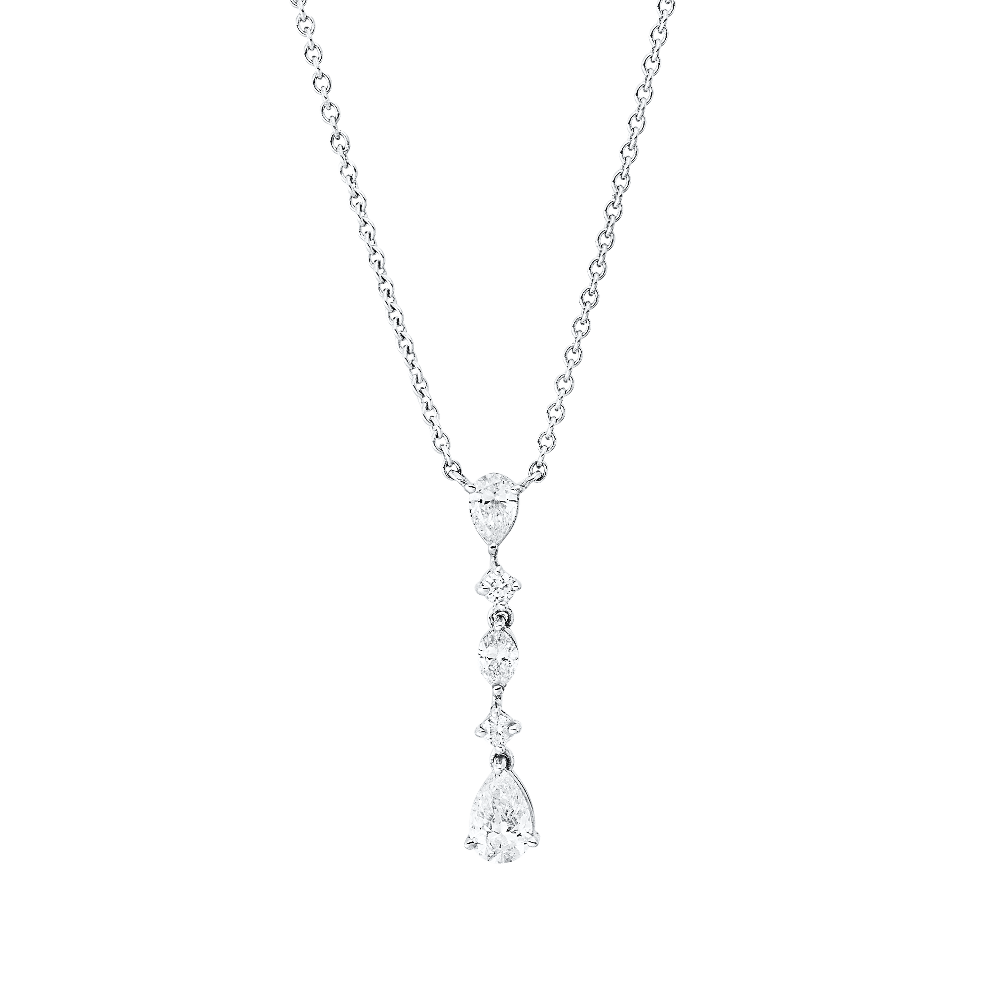 Brogle Classic necklace with diamond pendant Brogle Classic necklace with diamond pendant