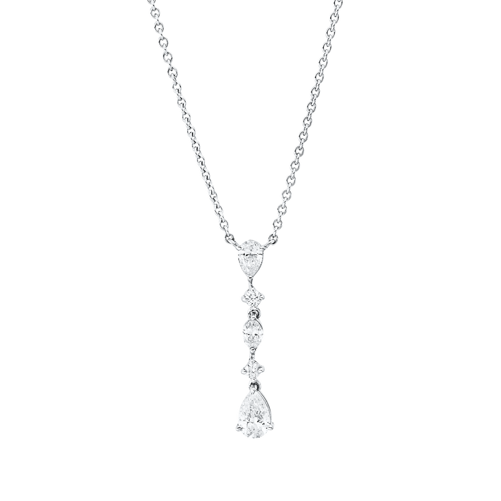 Brogle Classic necklace with diamond pendant Brogle Classic necklace with diamond pendant