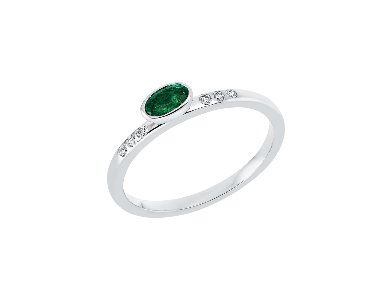 Brogle Classic emerald ring