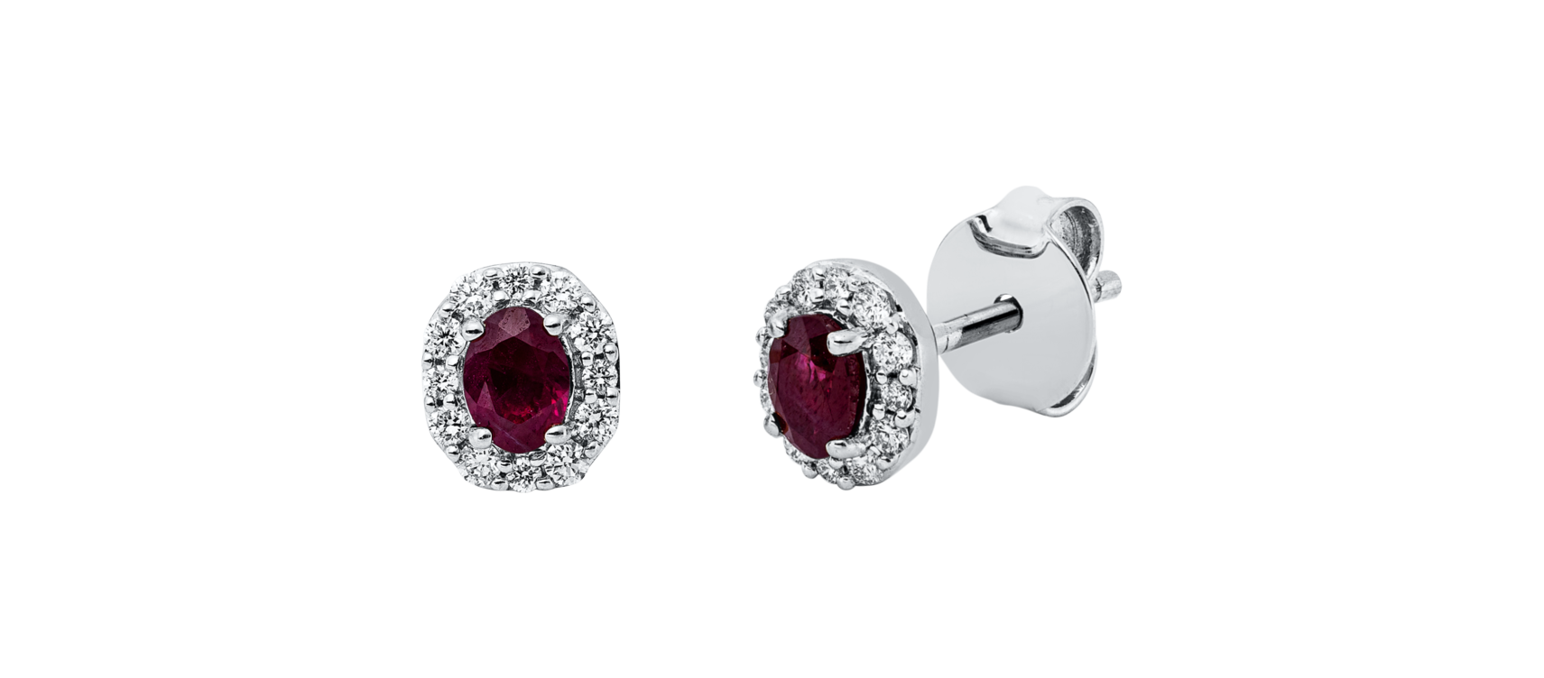 Brogle Classic ruby stud earrings Brogle Classic ruby stud earrings