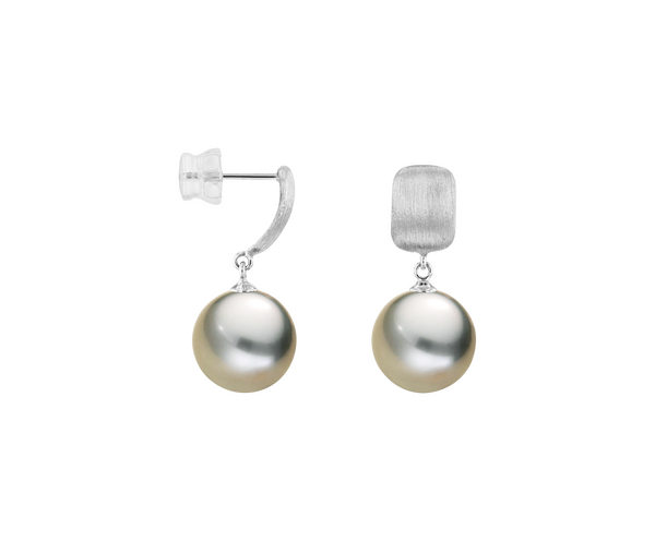 Brogle Selection Ocean Tahiti pearl stud earrings