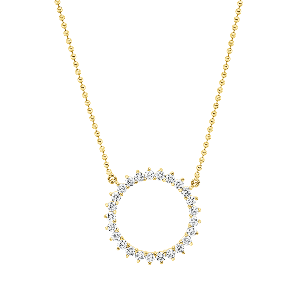 Brogle Classic Kette mit Diamantkreis Brogle Classic Kette mit Diamantkreis